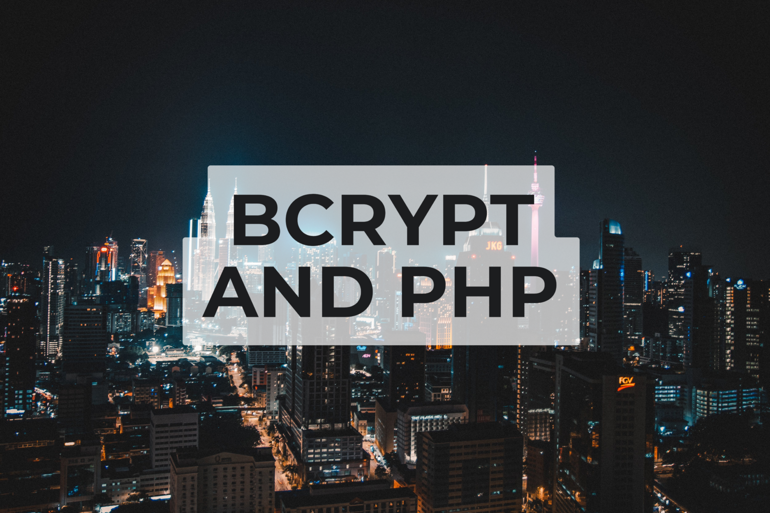 bcrypt and php