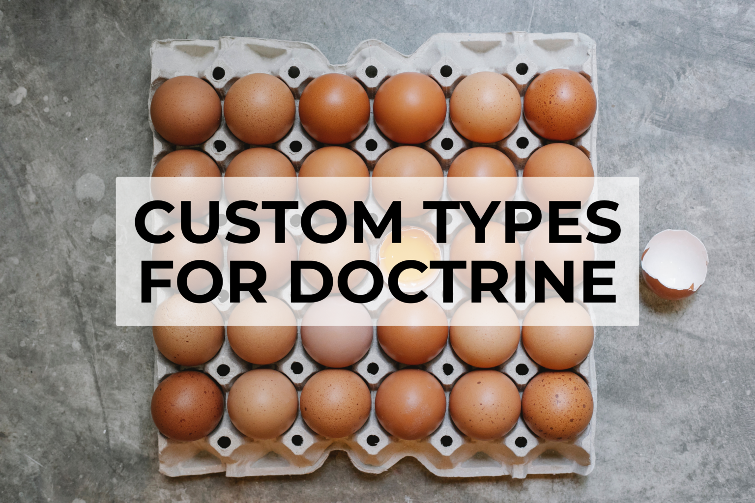 custom types for doctrine