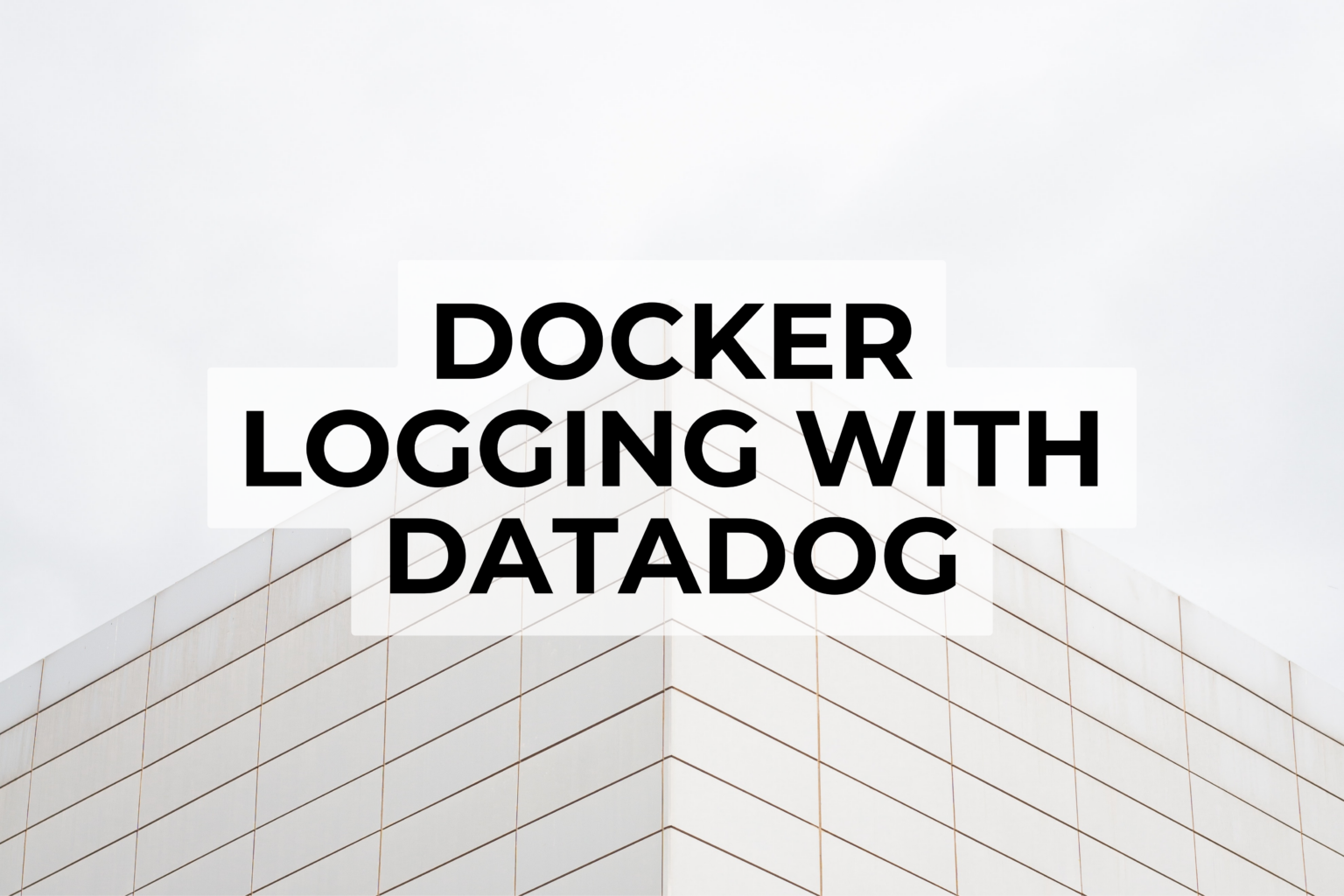 docker logging with datadog