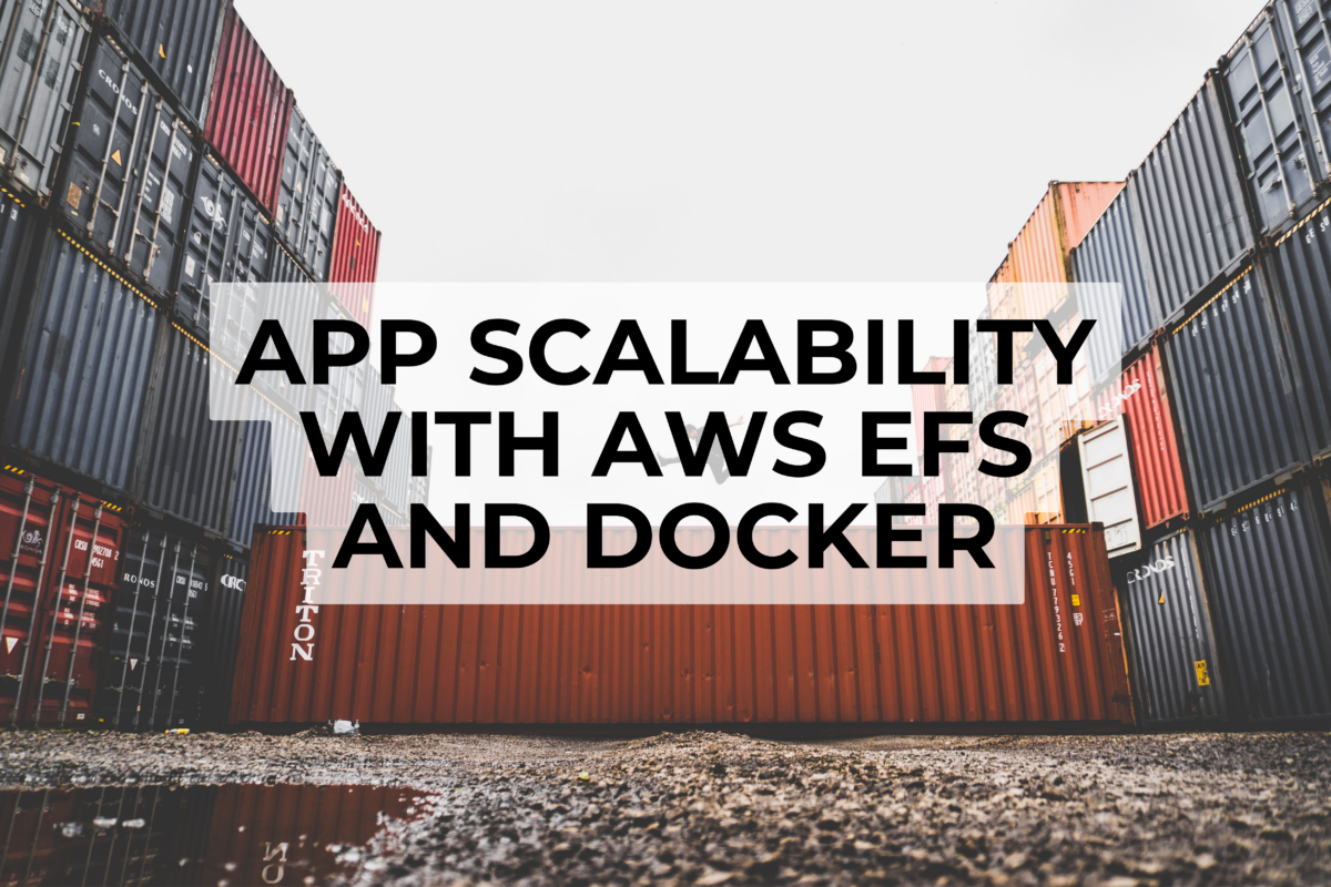 Docker container with AWS EFS